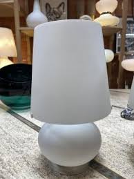 Max Ingrand - Pair of 2 Max Ingrand Glass Table Lamp for Fontana Arte, Italy, 1960s