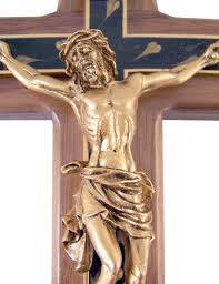 Amazon.com: Walnut Wood Crucifix with Floral Epoxy Cross ...