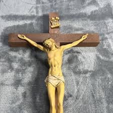 Vintage INRI Crucifix Jesus Fontanini Italy Corpus Christ ...