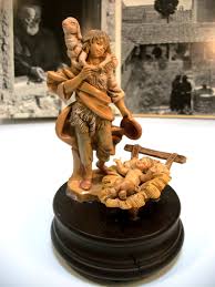 Vtg Fontanini by Roman Christmas WORKING music box shepard and baby Jesus | eBay