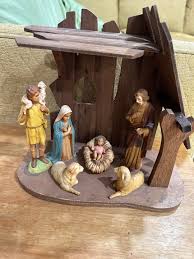 Pretty Old Nativity/creche/manger/stable Scene of Christ - Etsy