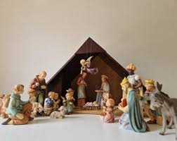 Hummel Goebel Nativity Scene 17 Pc Figurine Christmas Set ...