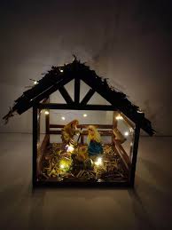 Buy GooseDecor: Miniature Christmas Crib| Nativity Set DIY ...