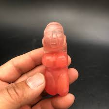 China Hongshan Culture Old Crystal Carved Women Pendant,Y306 ...