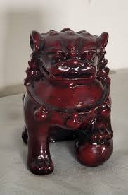 Vintage Foo Dog Red Resin Mid 20th Century Hand Carved 3”by 2-1/2”Figurine | eBay