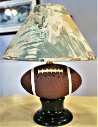 Small 13" Porcelain Football Table or Desk Lamp | eBay
