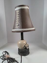 Sports Football Desk Table Lamp Tested Works Great | eBay