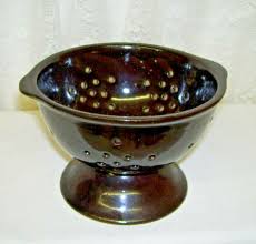 Stoneware Kitchen Colander Strainer Small | eBay