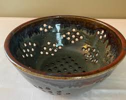 Vintage-beaver Creek 2000 Salt Glazed Stoneware Colander ...