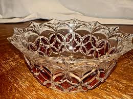 Vintage Candy Dish With Ruby Reb Accent Glass | eBay