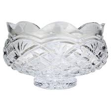 Waterford Crystal Master Cutter Scalloped Edge Footed Bowl ...