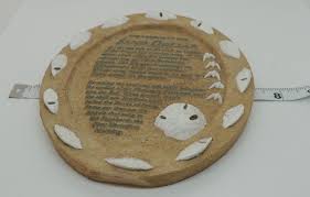 Sand covered Plaque. 'LEGEND OF THE SAND DOLLAR" | eBay