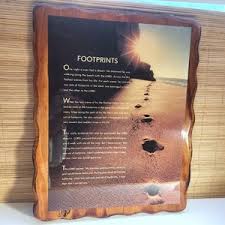 Footprints in the Sand Plaque | eBay