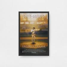 For Love of the Game Movie Poster - High Quality Canvas Art ...
