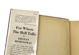 For Whom the Bell Tolls by Ernest Hemingway, First Edition ...