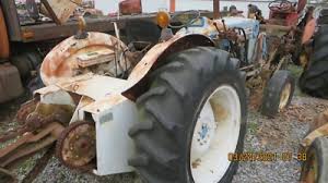 FORD 3600 DIESEL TRACTOR WITH BLADE, TRENCHER & CREEPER GEAR ...