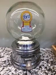 Glass Globe Ford Gumball Machine with available options Ford Gum and Machine Co | eBay