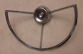 1 ) Vintage 1960-1962 Ford Fairlane Chrome Horn Ring ODF ...