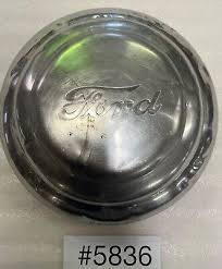 1946 1947 1948 Ford Car Rat Rod Ford Script Dog Dish Hub Cap ...