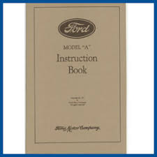 Instruction Book - 1930 | Model A Ford Parts - Buy Online