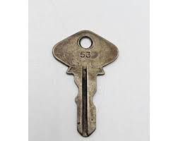 ANTIQUE MODEL T FORD Car Key 53 Automobile Ignition #53 Key ...