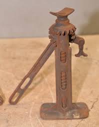 2 antique model A T ford tire jack collectible automobile ...