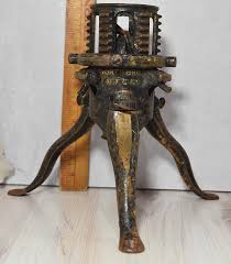 Vtg Antique North Bros Cast Iron Christmas Tree Stand ...