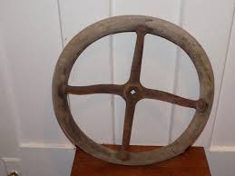 Vintage Model T Wooden Steering Wheel with Cast Metal Inside ...