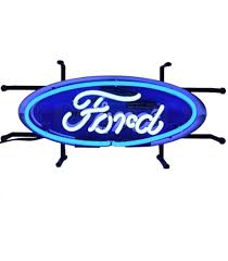 Amazon.com: Ford Performance Neon Sign - Official Ford OLP Licensed Product - red, White and Blue Real Hand Blown Glass Tubes, Measures 36 inch by 14 inch by 4 inch deep –