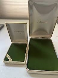 Lot of 2 Vintage Krementz Jewelry Store Boxes Empty | eBay