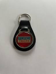Ford Truck Keychain Black Leather Ford key chain Red | eBay