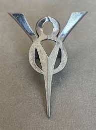 Vintage 1934 Ford Car Engine V8 Radiator Grill Emblem OEM ...