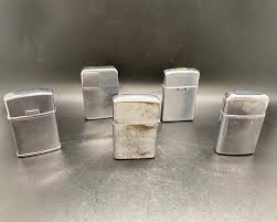 Vintage Lot of Metal Silver Lighters - Rogers - Ronson ...
