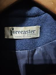 Vintage Forecaster Boston Blue 60s Trench Coat 42" Length Union Made Size 5/6 (G | eBay