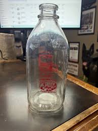 Vintage Glass Farm Dairy Pet Milk Half Gallon Btl | eBay