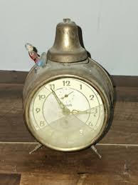 Vintage Forestville Germany Mechanical Alarm Clock Men ...