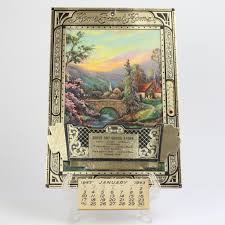 1943 Advertising Calendar: Home Sweet Home, Davis Dry Goods ...