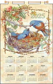 Birds Nest 2025 Felt Sequin Calendar - Walmart Business Supplies