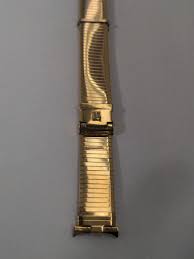 Rare JB Champion Omega Moonwatch Horned Bracelet Gold Filled ...