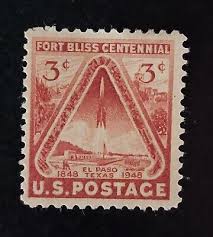 US Stamp # 976 3 Cent Fort Bliss Single MLH OG 1948 | eBay