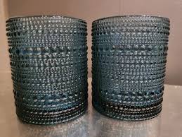 SET of 2 Textured Fortessa Jupiter Double Old Fashion Glass ...
