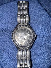 Fossil Blue Mens Watch BQ-9135 Stainless Steel “As Is” | eBay