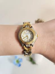 Hudson Ladies Watch Gold/silver Two-tone Vintage Diver Style Bracelet Wristwatch - Gift for Her - Classic Retro Women's Jewelry - Christmas - Etsy