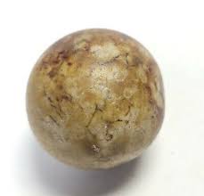 Large Antique Salt Glazed Brown Clay Marble Earthenware 1.46 ...