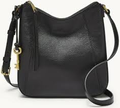 Fossil Talia Crossbody Shoulder Bag Black Leather SHB2793001 ...