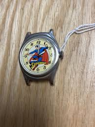 1993 Fossil Vintage Superman Limited Edition Watch Face ...