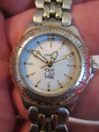 LADIES' FOSSIL BLUE QUARTZ WATCH - PR5009 - BBA-27 | eBay