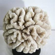 WHITE CORAL BALL ON PEDESTAL BASE