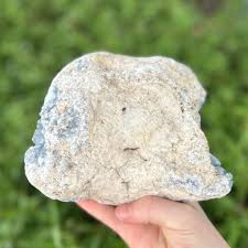 Large Celestite Natural Blue Druze Crystal Geode 6” - Etsy