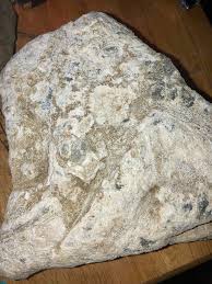 What type of rock glows green with a flashlight?